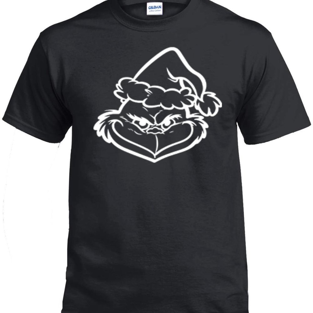 Grinch Shirt Christmas T-Shirt Black Shirt